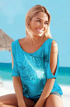 D & N Feather Print Women Top 2018